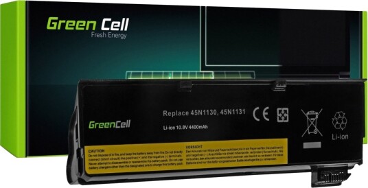 Green Cell Batteri Til Bærbar Pc Tilsvarer: Lenovo 0C52861 Litiumion 6-Cellers 4400 Mah Svart LE57V2