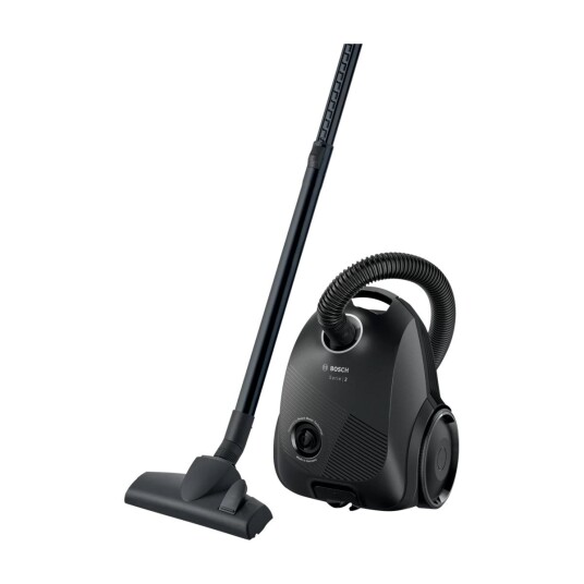 Bosch Serie 2 Kanister Støvsuger 600W med Støvpose Sort BGBS2LB1