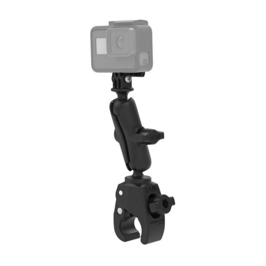 Feste RAM Mounts Tough Claw Double Ball Mount Action Camera Adapter Størrelse B