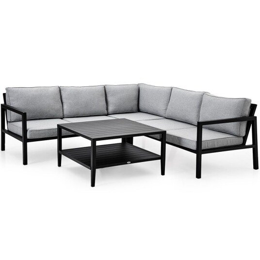 Brafab Belfort hjørnesofa svart/grå Brafab Brafab Belfort hjørnesofa svart/grå Brafab