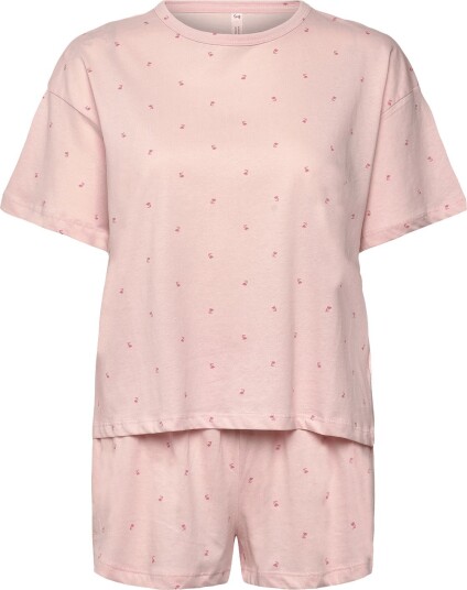 Hunkemöller Pj Ss Short Co Jersey Print LOTUS M