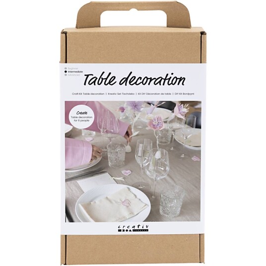 Craft Kit Table Decoration Pastel colours 977696