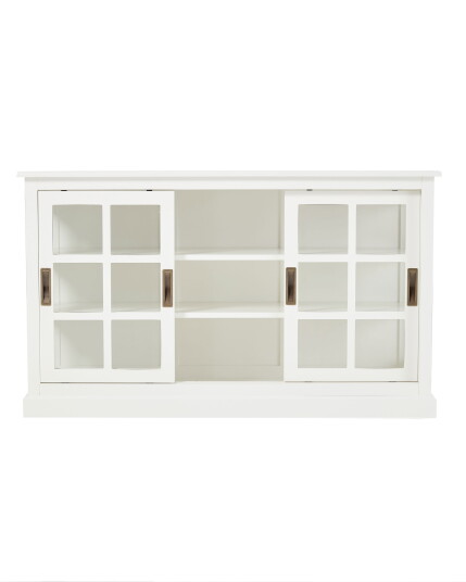 Seethrough skap classic white