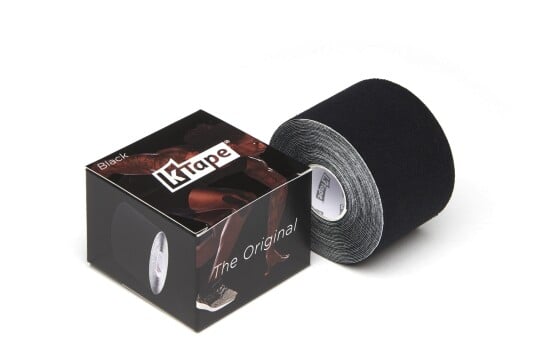 K Tape Kinesiologi tape fra Biviax Svart