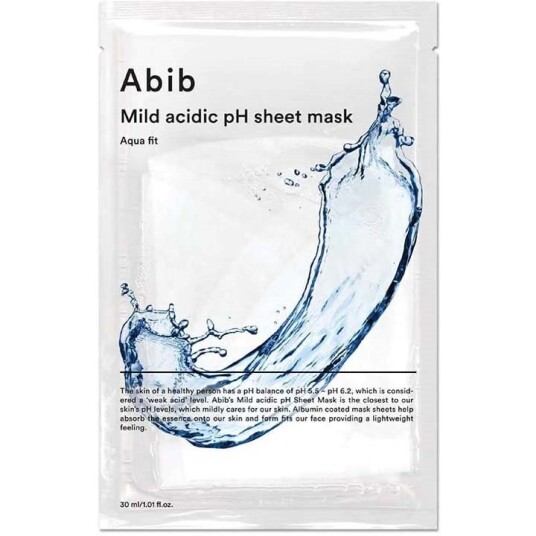 Abib Mild Acidic Ph Sheet Mask Aqua Fit 10-Pack 30 g Abib Mild Acidic Ph Sheet Mask Aqua Fit 10-Pack 30 g