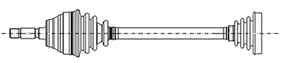 METELLI 17-0128 Drivaksel