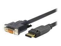 VivoLink Pro - DisplayPort-kabel - DisplayPort (hann) til DVI-D (hann) - 3 m - låst, tommelskruer