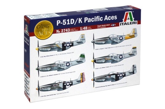 Italeri 1/48 P-51D/K Pacific Aces