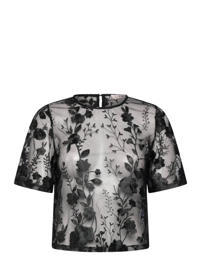 A View Fuschia Blouse Black 40