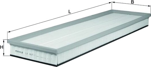 Luftfilter KNECHT LX 467/1 Luftfilter KNECHT LX 467/1