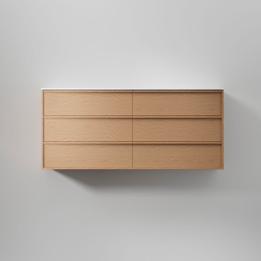 INR Iconic Nordic Rooms Terra Servantskap Natural oak / 160cm Dobbel Carve