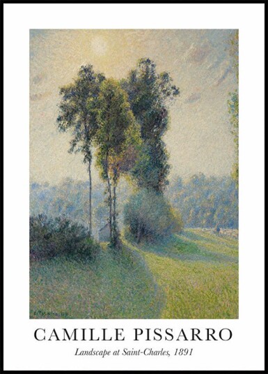 Pissarro Saint-Charles Plakat Plakat / 30x40cm