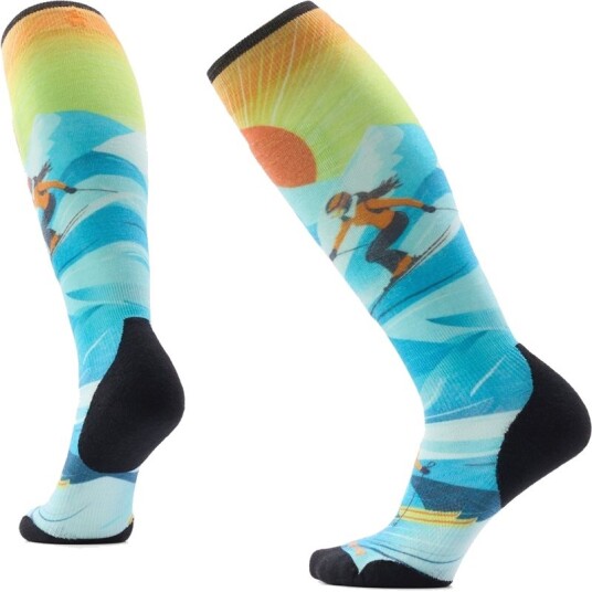 Smartwool Women"S Ski Targeted Cushion Steep Days Serene Blue