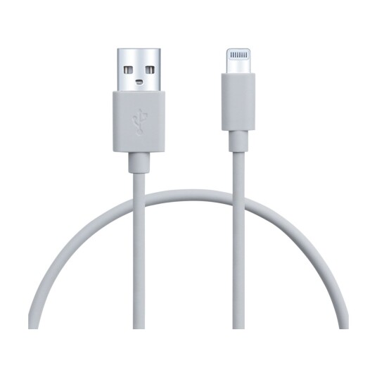 ELETRA USB-A - LIGHTNING 0,5M KABEL, HVIT