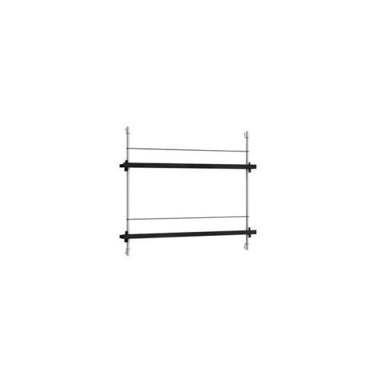 Moebe Magasinhylle MS.65.1 Sort/rustfritt Stål Moebe Magasinhylle MS.65.1 Sort/rustfritt Stål
