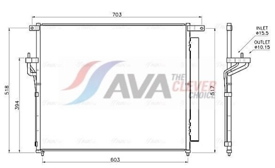 Kondensator AVA Clever Choice FD5706D