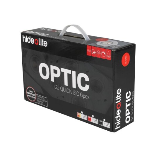 Hide-A-Lite Optic G2 Quick ISO 7475862 Downlight 6-pakk 6 W 470 lm 27 K Belysning