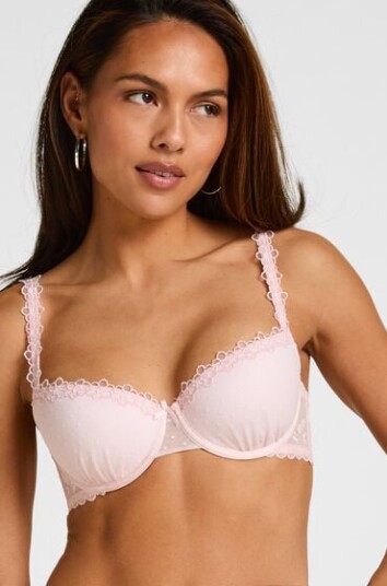 Hunkemöller Polstret BH Med Bøyle Eleanora Rosa Hunkemöller Polstret BH Med Bøyle Eleanora Rosa