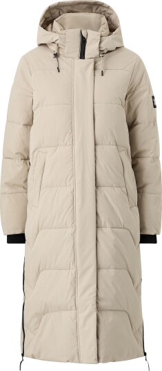 Halti Kåpe Brahe W Puffer Damekåpe Beige