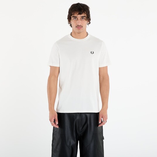 Fred Perry Crew Neck T-Shirt - White - XL Fred Perry Crew Neck T-Shirt - White - XL