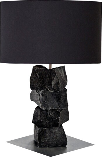 Lille Bjørn Bordlampe Sort Basalt / Stål Høyde Lille Bjørn Bordlampe Sort Basalt / Stål Høyde