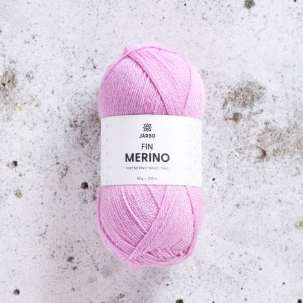 Svarta Fåret Fine Merino Garn 306 Pink Blossom Svarta Fåret Fine Merino Garn 306 Pink Blossom