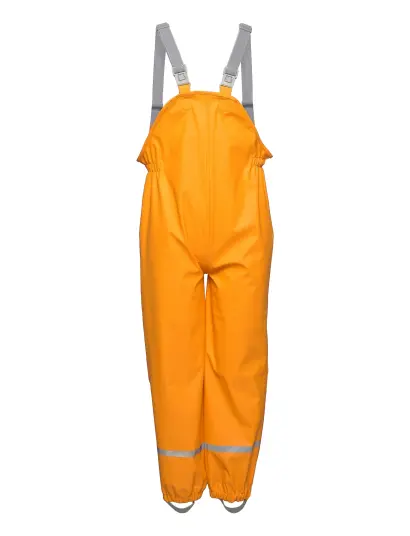Color Kids Pants Pu W. Suspender Orange 116 Color Kids Pants Pu W. Suspender Orange 116