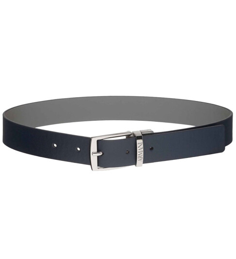 Emporio Armani Belte Vendbar Navy/Grå Emporio Armani 80 cm Belte Blå