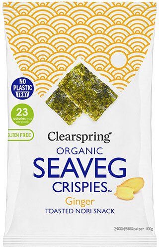 Clearspring Tang Chips Ingefær Øko (Seaveg Crispies)