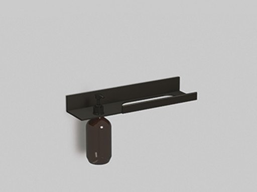 Alape Assist hylle, 40x11,1 cm, matt sort