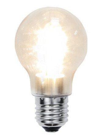 Star Trading Decoration LEDpære Klar PC-plast E27 2100K 1,6W(15W)