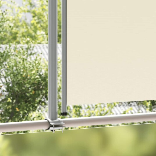 vidaXL Uttrekkbar sidemarkise 160 x 300 cm kremhvit