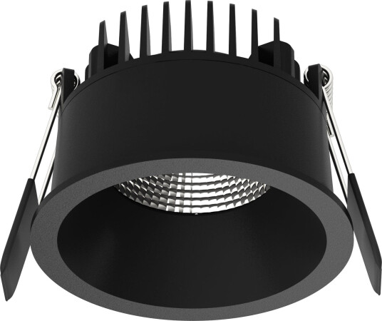 Nordesign Aria D75 lavtbyggende downlight 7W 2700K IP44 m/flicker free dimbar driver - Svart Nordesign Aria D75 lavtbyggende downlight 7W 2700K IP44 m/flicker free dimbar driver - Svart