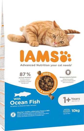 Iams Tørrfôr Adult Advanced Nutrition Cat Med Havfisk 2 X 10 kg Iams Tørrfôr Adult Advanced Nutrition Cat Med Havfisk 2 X 10 kg