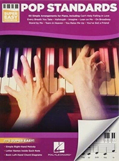 Pop Standards - Super Easy Songbook Av Hal Leonard Publishing Corporation
