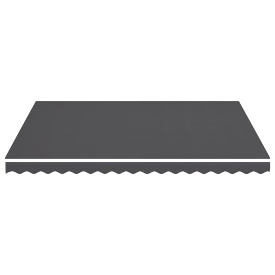 vidaXL Erstatningsduk for markise antrasitt 4,5x3,5 m