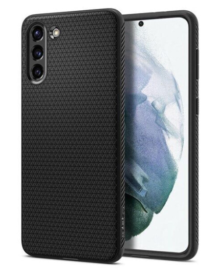 Spigen Samsung Galaxy S21 Plus Deksel Liquid Air Matte Black