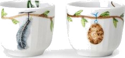 Kähler Hammershøi Spring eggeglass Ø5 cm 2-stk. Hvit 1740635-01-0 1740609-01-0