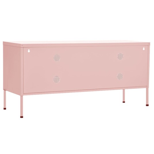 vidaXL TV-benk rosa 105x35x50 cm stål vidaXL TV-benk rosa 105x35x50 cm stål