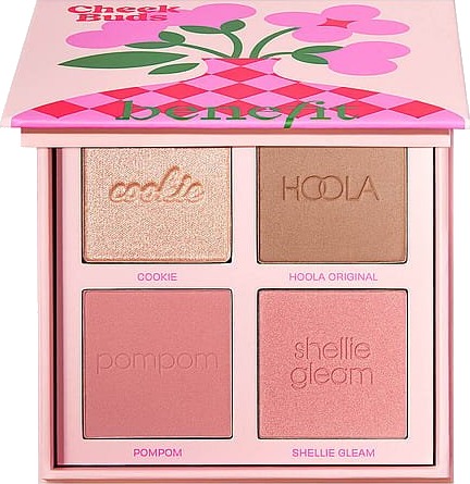 Benefit Cheek buds Benefit blush bronzer og highlighter palette Benefit Cheek buds Benefit blush bronzer og highlighter palette