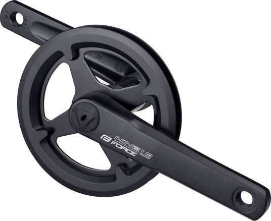 FORCE NINE1.6 kranksett med 32T drev stål 152mm alu pedalarm til firkantet aksel