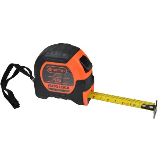 Tactix Målebånd 5m x 19mm Tactix Målebånd 5m x 19mm