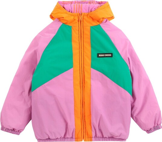 Bobo Choses Almost Moiré All Over Reversible Anorak Pink 148 Bobo Choses Almost Moiré All Over Reversible Anorak Pink 148