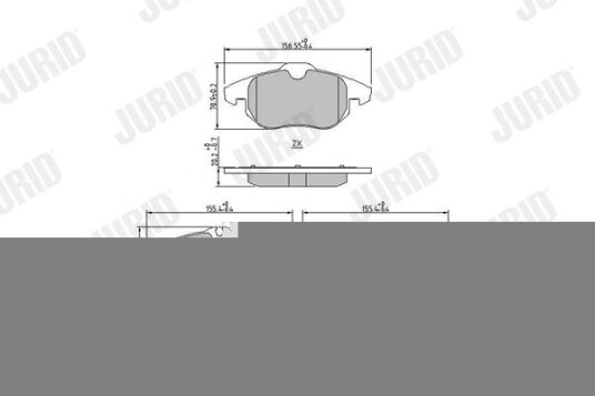 Bremseklosser JURID 573089J Bremseklosser JURID 573089J