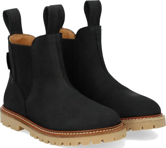 ANGULUS Booties Flat With Elastic Black 39