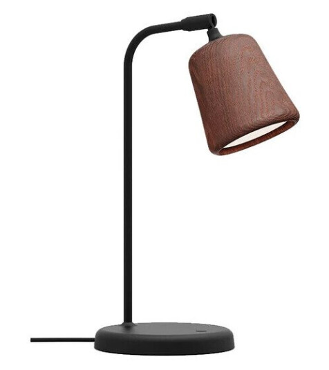 New Works Material Bordlampe Smoked Oak