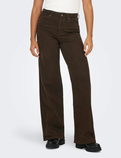ONLY Onlmadison Blush Hw Wide Brown Dnm Noos   Brown   XL x 32