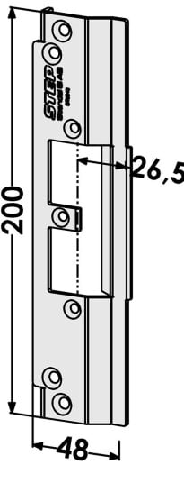 Step St9512 Stolpe For Schüco Profilsystem 26 5mm
