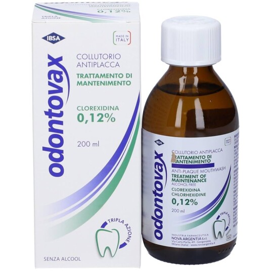 Klorhexidin Munnvann 0.12 % ODONTOVAX 200 ml