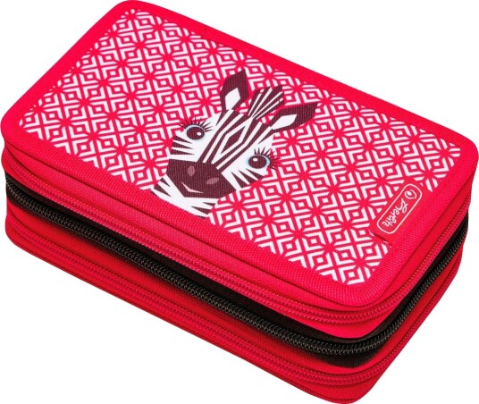 Herlitz TriCase Pennal Med 31 Deler 19x11,5x7cm Cute Animals Zebra Herlitz TriCase Pennal Med 31 Deler 19x11,5x7cm Cute Animals Zebra